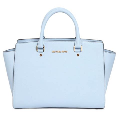 hellblaue tasche michael kors|Michael Kors purses blue.